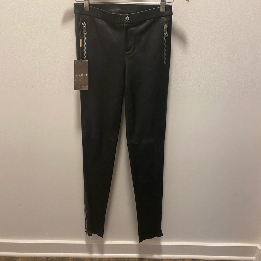 Gucci Leather Pants